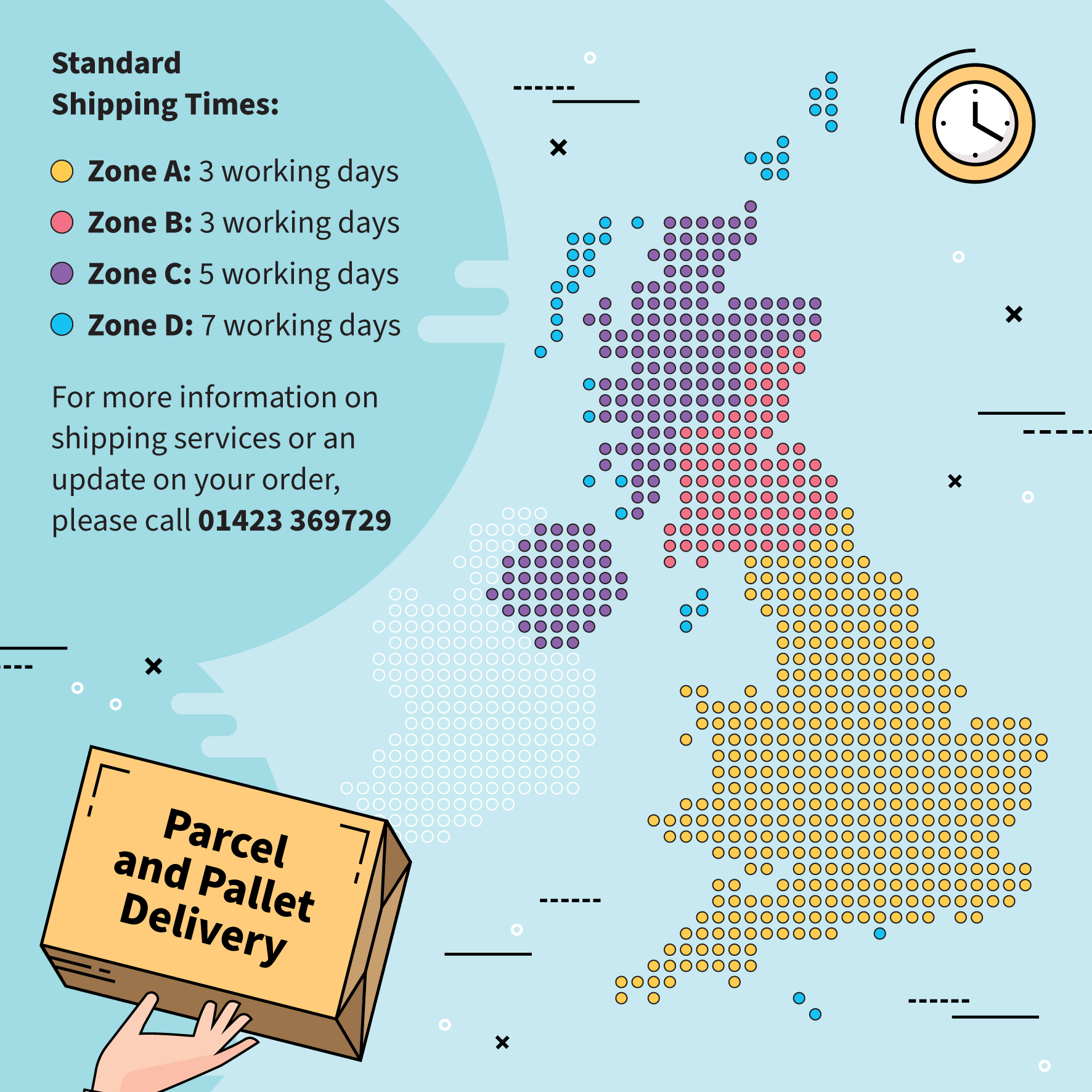 Flexible Lining Products Delivery Map